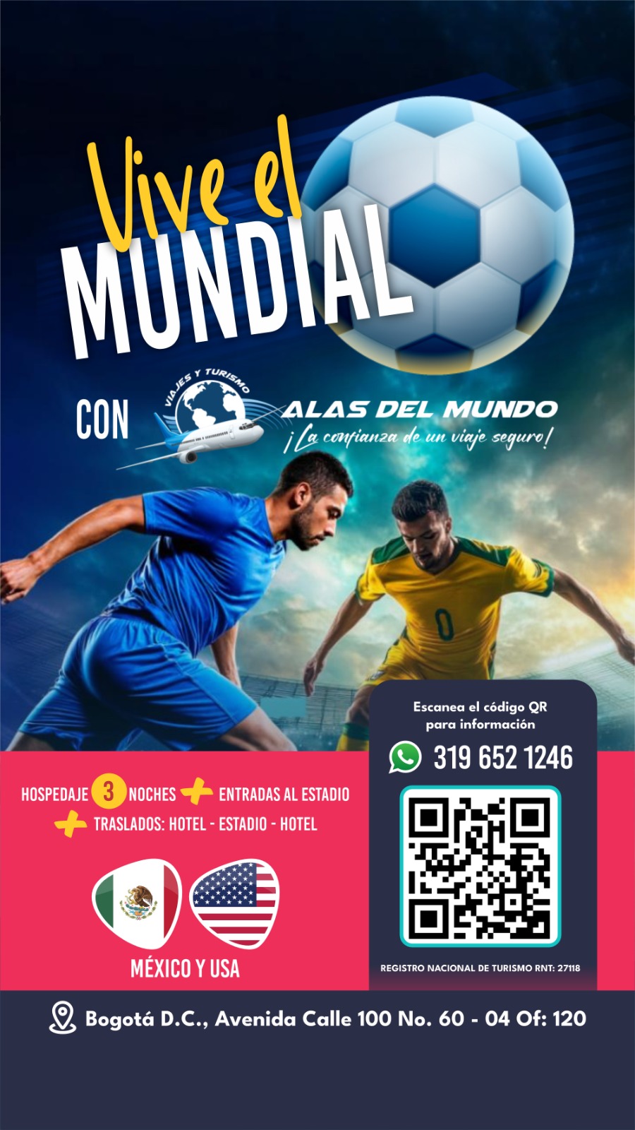 VIVE EL MUNDIAL 2026 CON ALAS DEL MUNDO